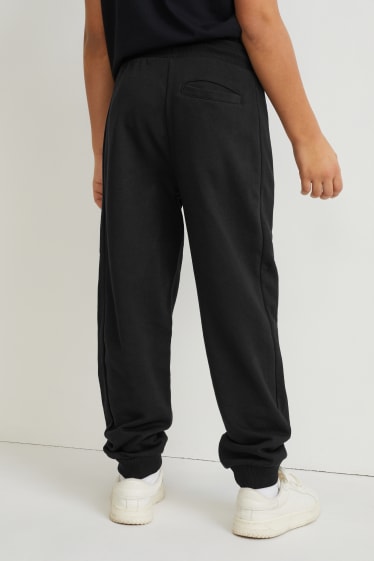 Enfants garçons - Pantalon de jogging - motif Augmented Reality - noir