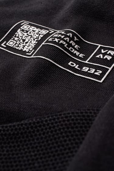 Enfants garçons - Pantalon de jogging - motif Augmented Reality - noir