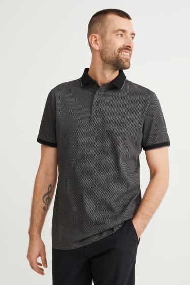 Herren - Poloshirt  - dunkelgrau