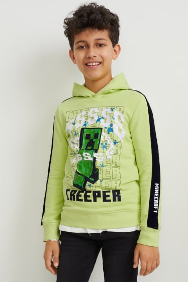Children - Minecraft - hoodie - light green