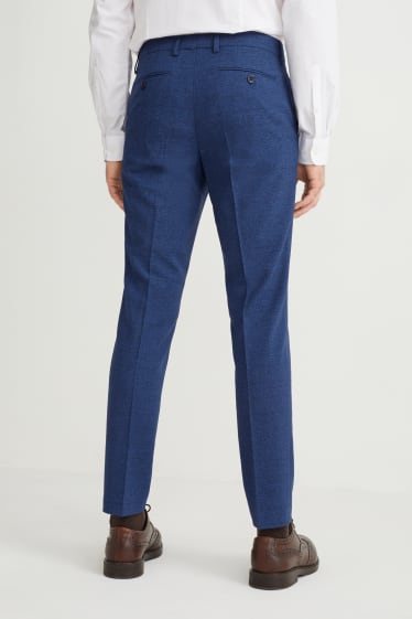 Men - Mix-and-match trousers - slim fit - Flex - LYCRA® - dark blue