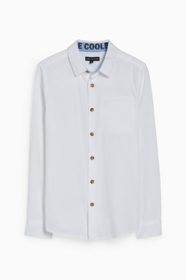 Enfants garçons - Chemise - blanc