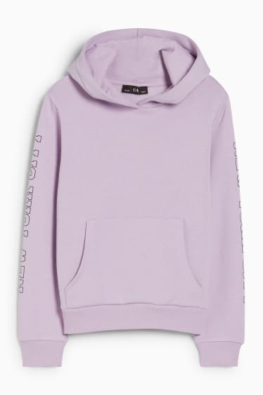 Enfants filles - Sweat à capuche - violet clair