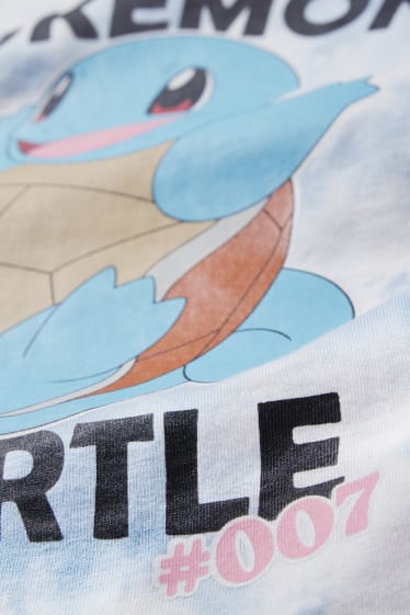 Kinder - Pokémon - Kurzarmshirt - weiß / hellblau