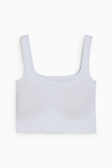 Teens & young adults - CLOCKHOUSE - crop top - white