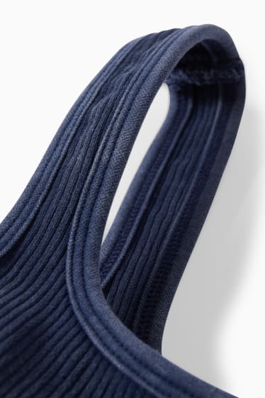 Dames - Korte top - donkerblauw
