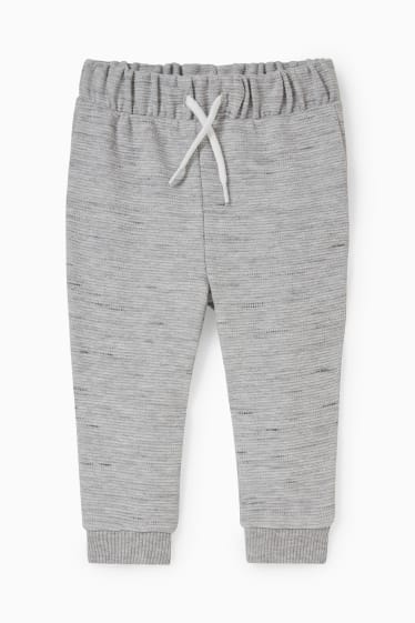 Baby Jungen - Baby-Outfit - 2 teilig - grau