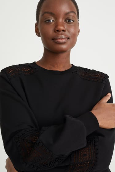 Damen - Sweatshirt - schwarz