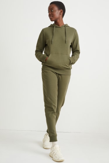 Damen - Basic-Jogginghose - dunkelgrün