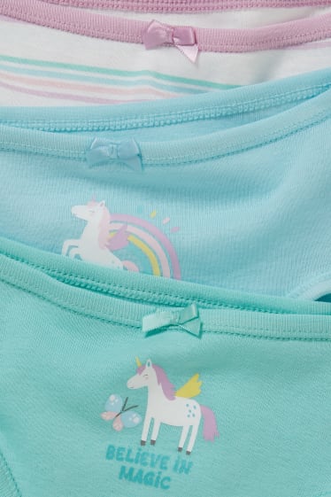 Bambine - Confezione da 3 - slip - verde menta