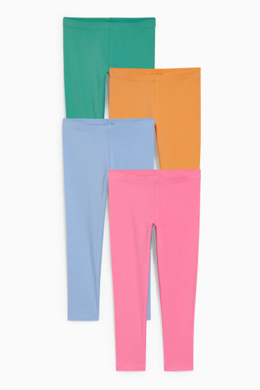 Kinder Mädchen - Multipack 4er - Leggings - pink