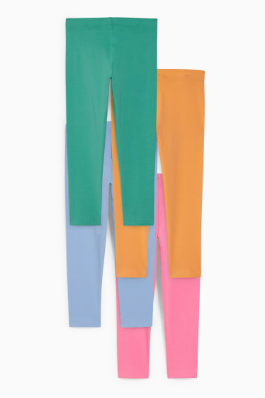 Kinder Mädchen - Multipack 4er - Leggings - pink