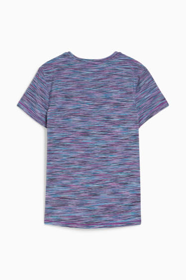Dames - Sportshirt - fitness - 4 Way Stretch - lichtpaars
