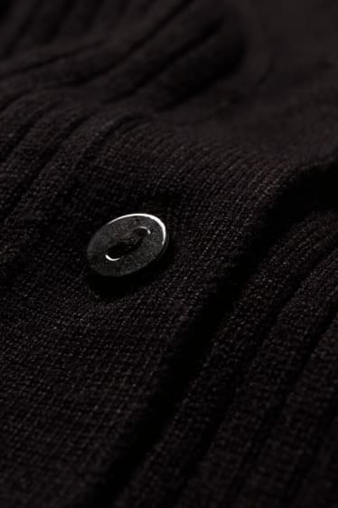 Women - Basic cardigan - black