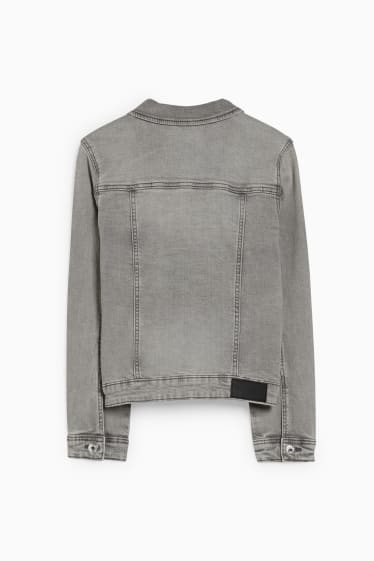 Kinder Mädchen - Jeansjacke - helljeansgrau