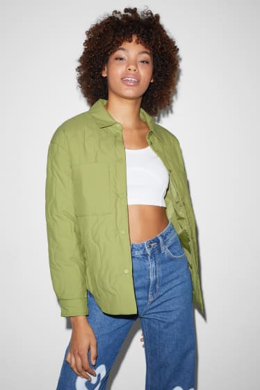 Teens & young adults - CLOCKHOUSE - quilted jacket - light green