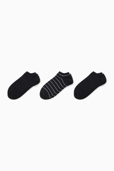 Dona - Paquet de 3 - mitjons turmellers - negre