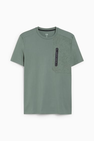 Heren - Sportshirt - groen