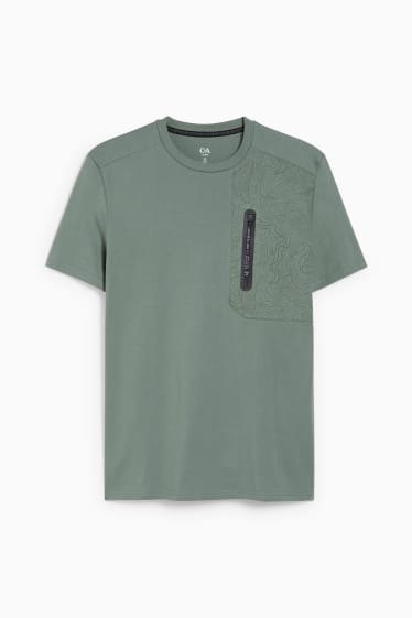 Heren - Sportshirt - groen