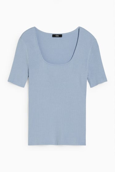 Femmes - Pullover - bleu clair