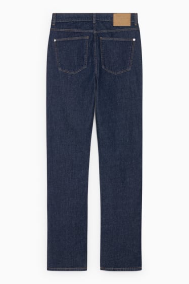 Dona - Straight jeans - high waist - LYCRA® - texà blau fosc