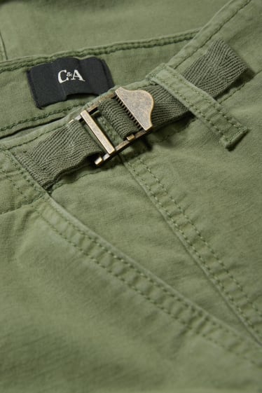 Hommes - Pantalon cargo - vert