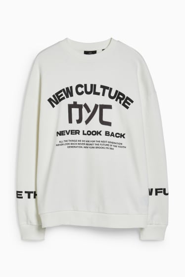 Herren - Sweatshirt - weiss