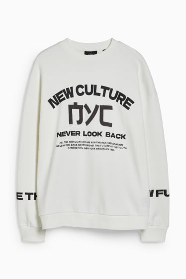 Men - Sweatshirt - white