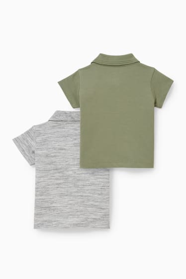 Bébés - Lot de 2 - polos pour bébé - vert