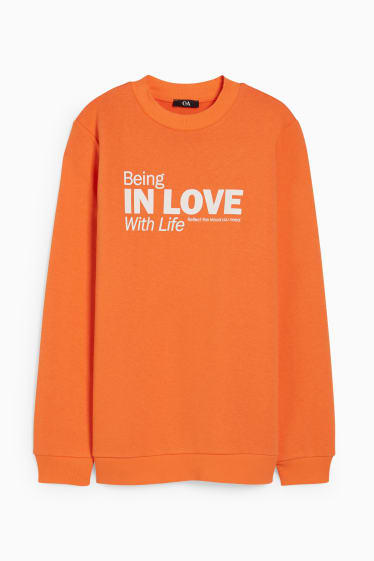 Damen - Sweatshirt - orange