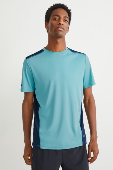 Heren - Sportshirt  - blauw / donkerblauw