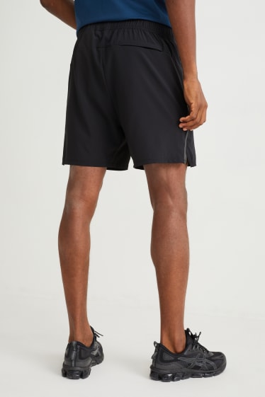 Herren - Funktions-Shorts - Flex - 4 Way Stretch - schwarz