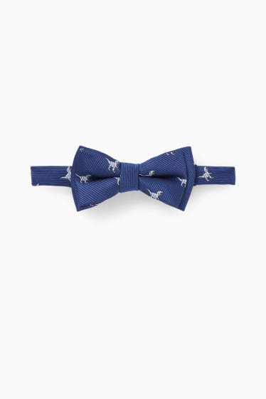 Enfants garçons - Dinosaure - nœud papillon - bleu foncé