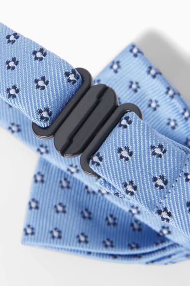 Children - Bow tie - patterned - light blue