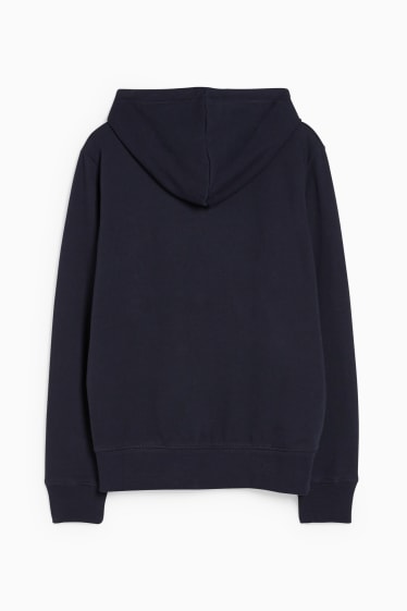 Dames - Basic hoodie - donkerblauw