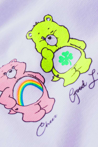 Adolescenți și tineri - CLOCKHOUSE - tricou crop cu mânecă lungă - Care Bears - alb