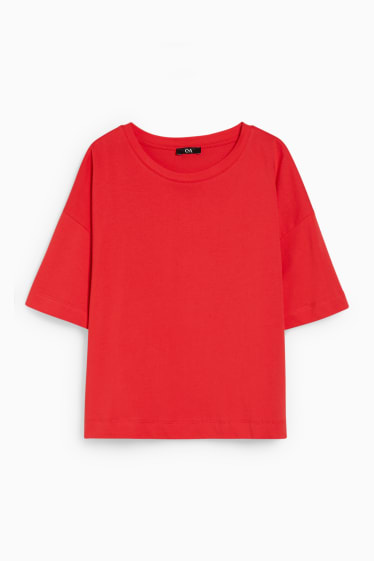 Mujer - Camiseta - rojo