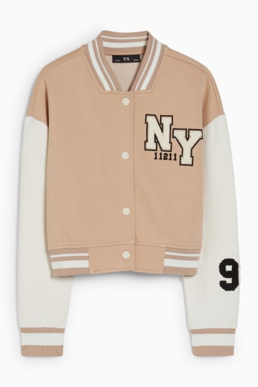 Enfants filles - Veste en molleton - beige