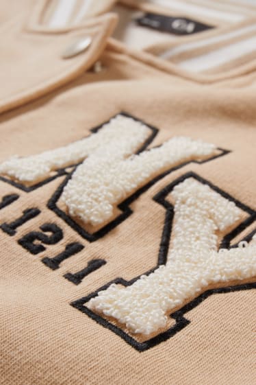 Bambini - Giacca in felpa - beige