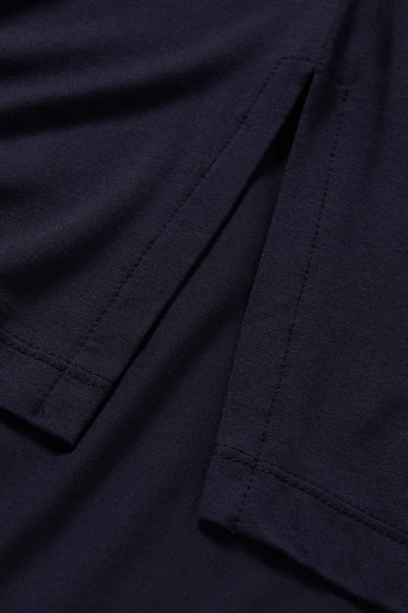 Femmes - Gilet en maille basique - bleu foncé