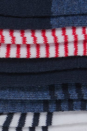 Kinder Buben - Multipack 5er - Sneakersocken - dunkelblau