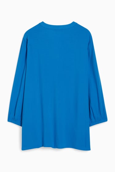 Dames - Blouse - blauw