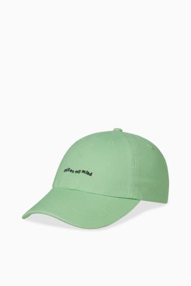 Dona - CLOCKHOUSE - gorra amb visera - verd clar