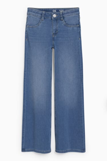 Copii - Wide leg jeans - denim-albastru deschis