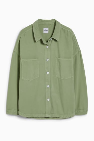 Femmes - CLOCKHOUSE - veste-chemise - vert clair