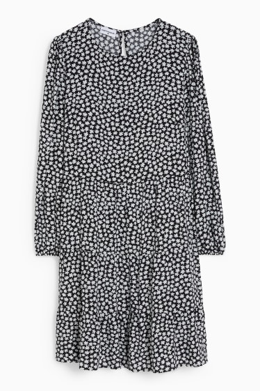 Dona - CLOCKHOUSE - vestit acampanat - negre
