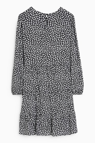 Dona - CLOCKHOUSE - vestit acampanat - negre