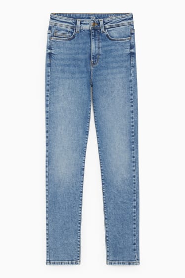 Dámské - Slim jeans - high waist - LYCRA® - džíny - světle modré