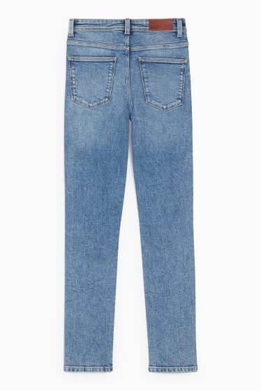 Femei - Slim jeans - talie înaltă - LYCRA® - denim-albastru deschis