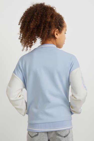 Enfants filles - Veste en molleton - bleu clair